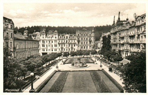 Marienbad schillerplatz - ak*, marienbad,